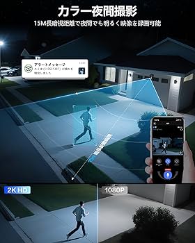 セキュリティカメラ　ソーラー一体型 防犯カメラ フルHD 高画質 防水通話対応 Amazon.co.jp: Wansview 防犯カメラ 屋外 ソーラー パネル一体型